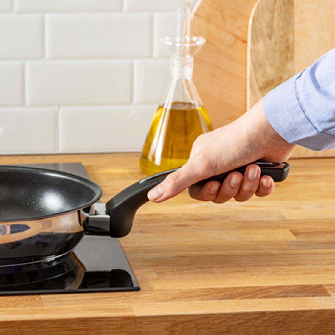 Tefal Emotion 28cm Induction Non - Stick Wokpan E30019 - Metro Singapore Departmental Store - Celebrating 69 Years in SG