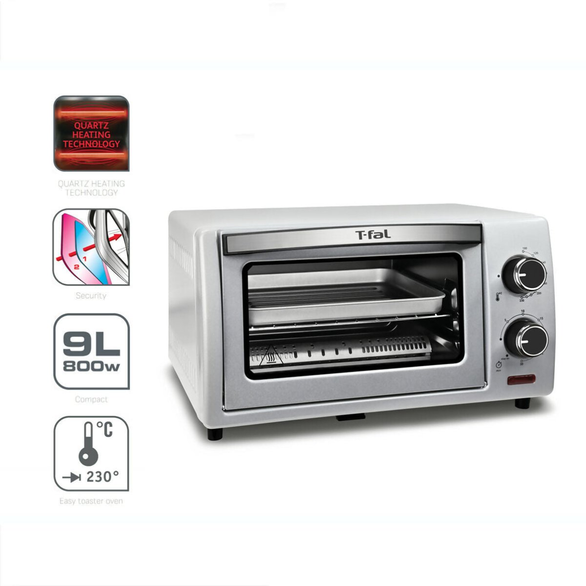 Tefal Equinox Toaster Oven 9L (OF500E) - Metro Singapore Departmental Store - Celebrating 69 Years in SG