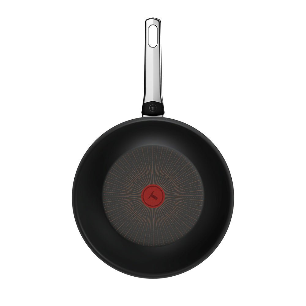 Tefal Excellence Fusion IH Wok Pan 28cm (G33819) - Metro Singapore Departmental Store - Celebrating 69 Years in SG