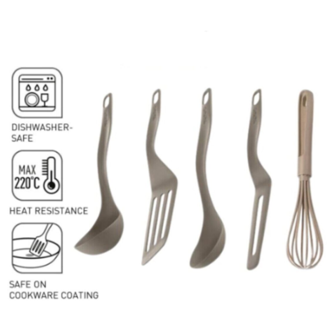 Tefal Fresh Kitchen Tool 5pc Set K210S5 - Metro Singapore Departmental Store - Celebrating 69 Years in SG