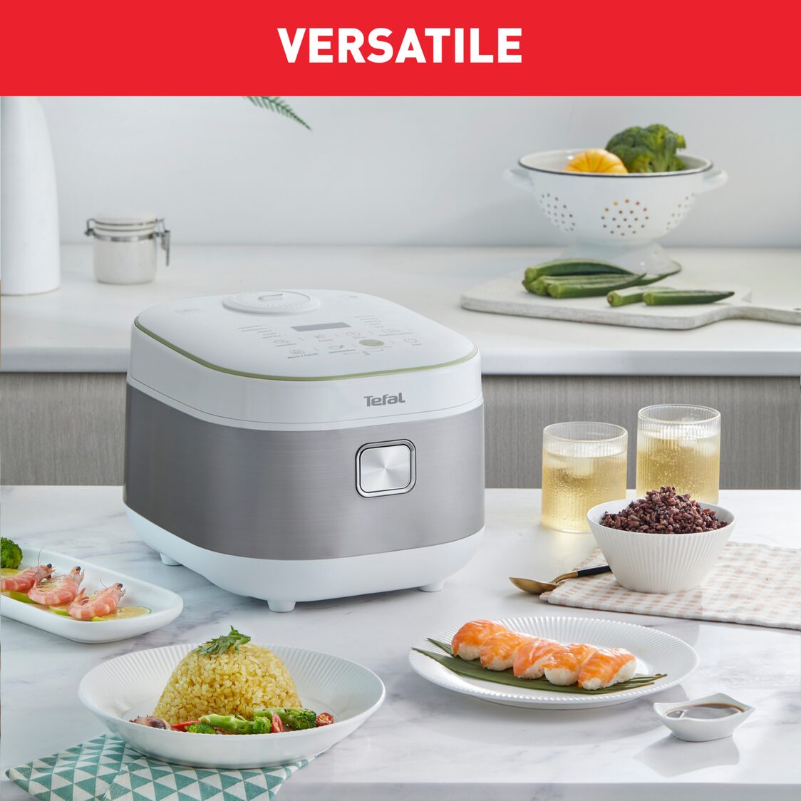 Tefal Healthy & Tasty Plus Rice Cooker RK8621 - Metro Singapore Departmental Store - Celebrating 69 Years in SG