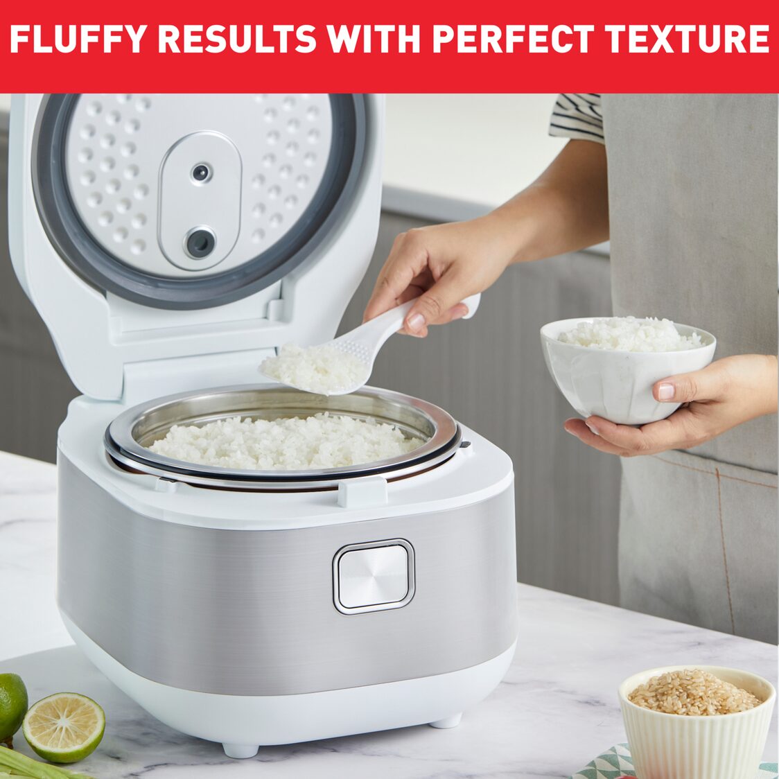 Tefal Healthy & Tasty Plus Rice Cooker RK8621 - Metro Singapore Departmental Store - Celebrating 69 Years in SG