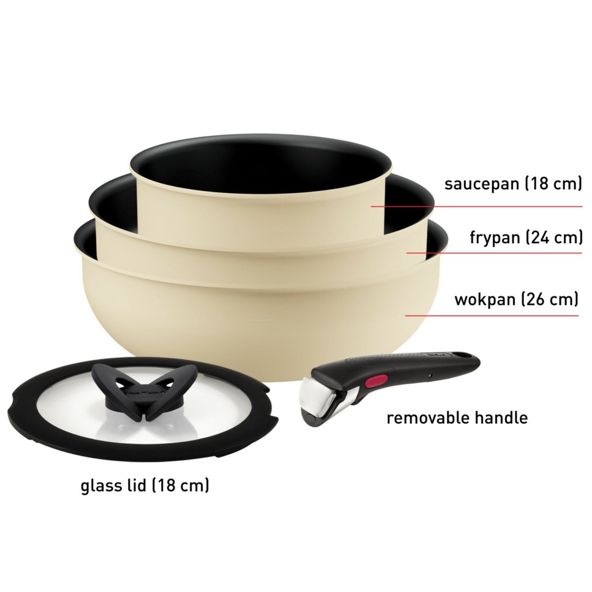 Tefal Ingenio So Delicious 5-PC IH Cookware Set - Metro Singapore Departmental Store - Celebrating 69 Years in SG
