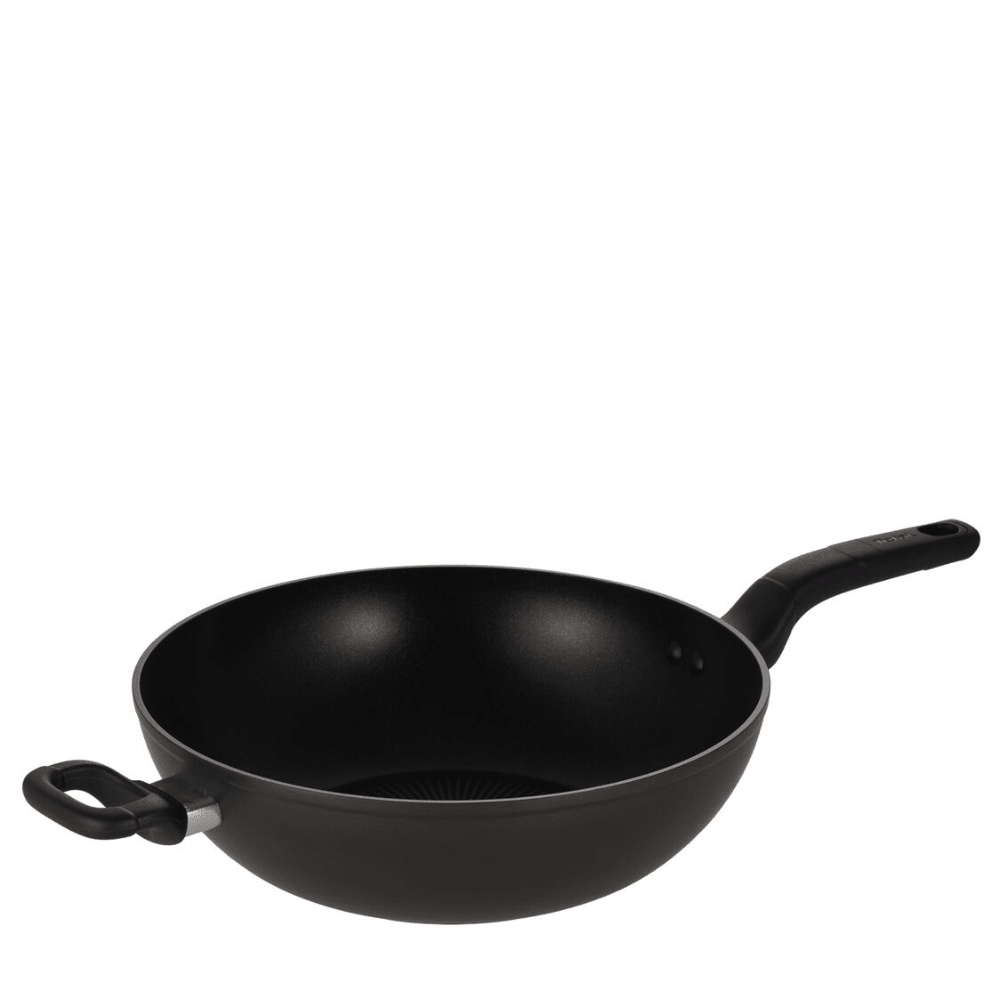 Tefal Intense Cook Hard Anodized Induction 32Cm Wok Pan With Lid H91494 - Metro Singapore Departmental Store - Celebrating 69 Years in SG