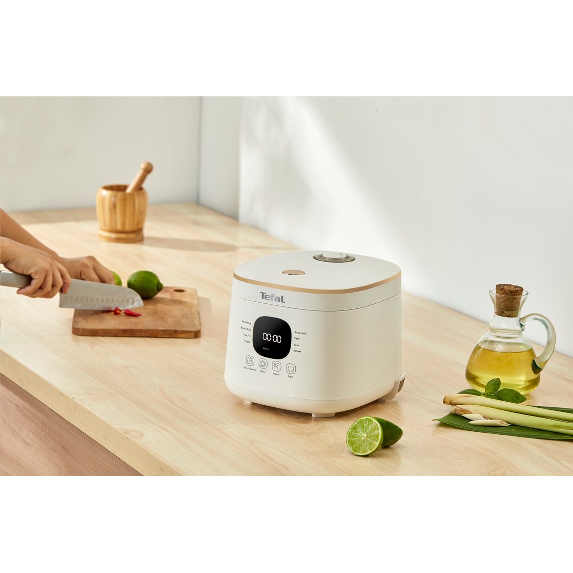 Tefal Mini Rice Mate Fuzzy Logic Rice Cooker 0.7L (RK5151) - Metro Singapore Departmental Store - Celebrating 69 Years in SG