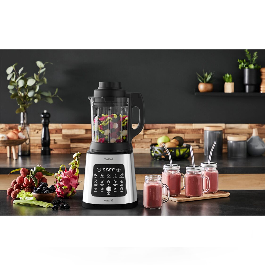 Tefal Perfectmix Cook Heating High Speed Blender + Steam Basket BL83SD - Metro Singapore Departmental Store - Celebrating 69 Years in SG