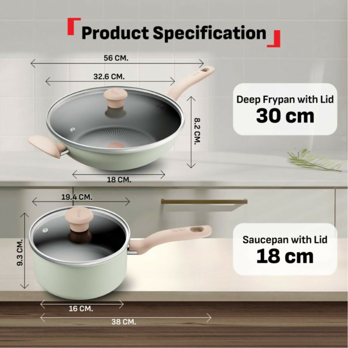 Tefal So Matcha IH 4 - pc Cookware Set (Induction) (G179S4) - Metro Singapore Departmental Store - Celebrating 69 Years in SG