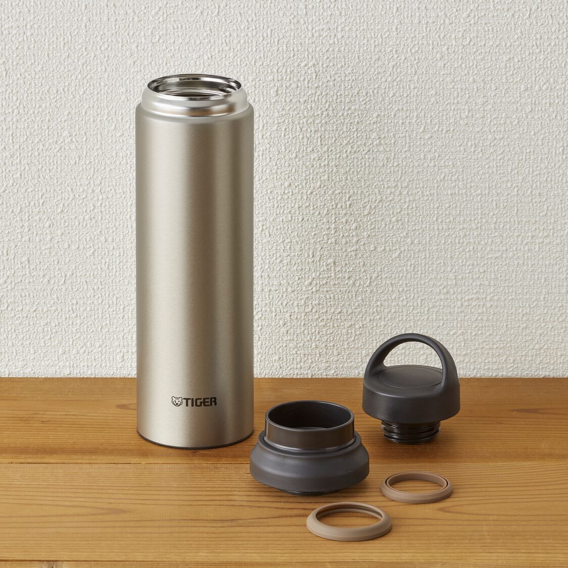Tiger Anti - Bacterial Double Stainless Steel Bottle 800ml (MCZ - S080) - Metro Singapore Departmental Store - Celebrating 69 Years in SG