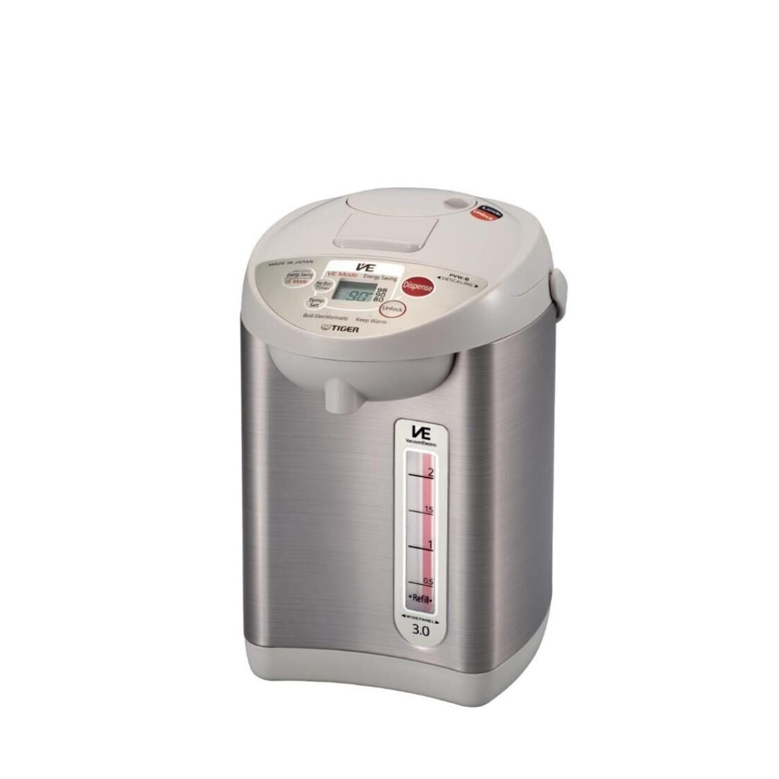 Tiger Double Layer Vacuum Constructed Water Heater 2.9L (PVW - B30S) - Metro Singapore Departmental Store - Celebrating 69 Years in SG