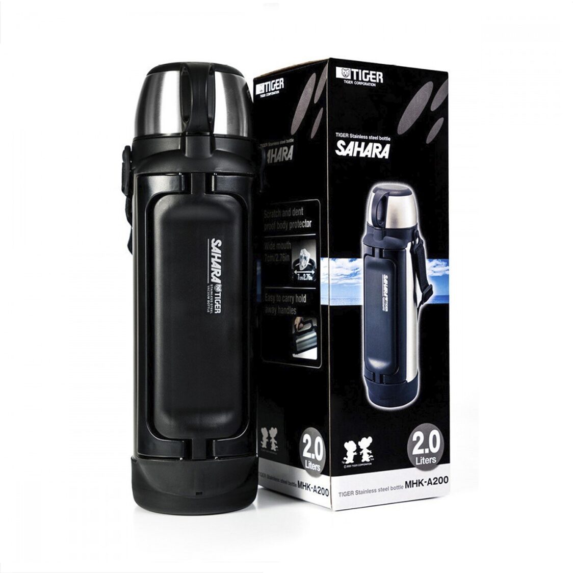 Tiger Double Stainless Steel Bottle 2.0L (MHK - A200) - Metro Singapore Departmental Store - Celebrating 69 Years in SG