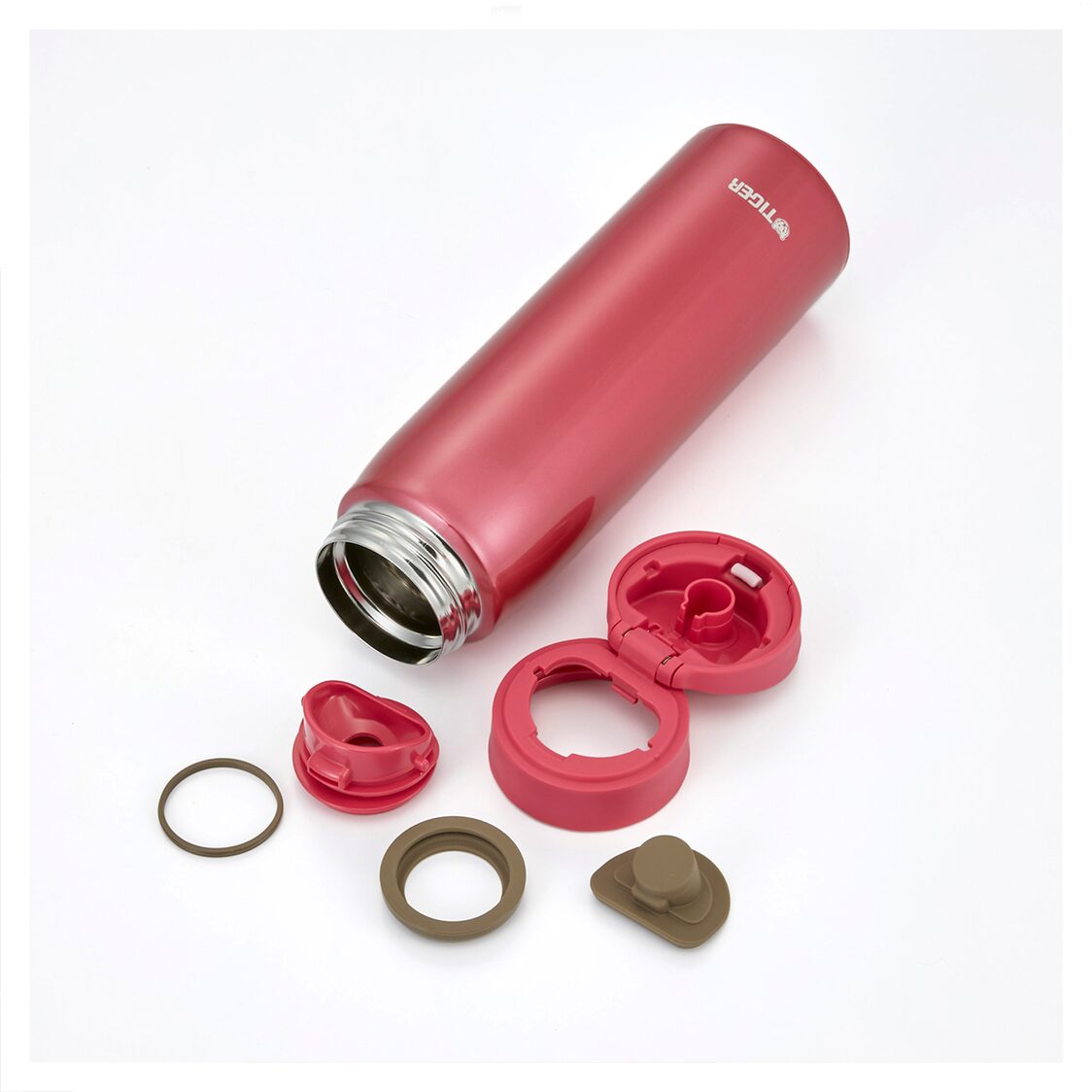 Tiger Double Stainless Steel Bottle 500ml - Opera Pink (MCX - A501 PO) - Metro Singapore Departmental Store - Celebrating 69 Years in SG