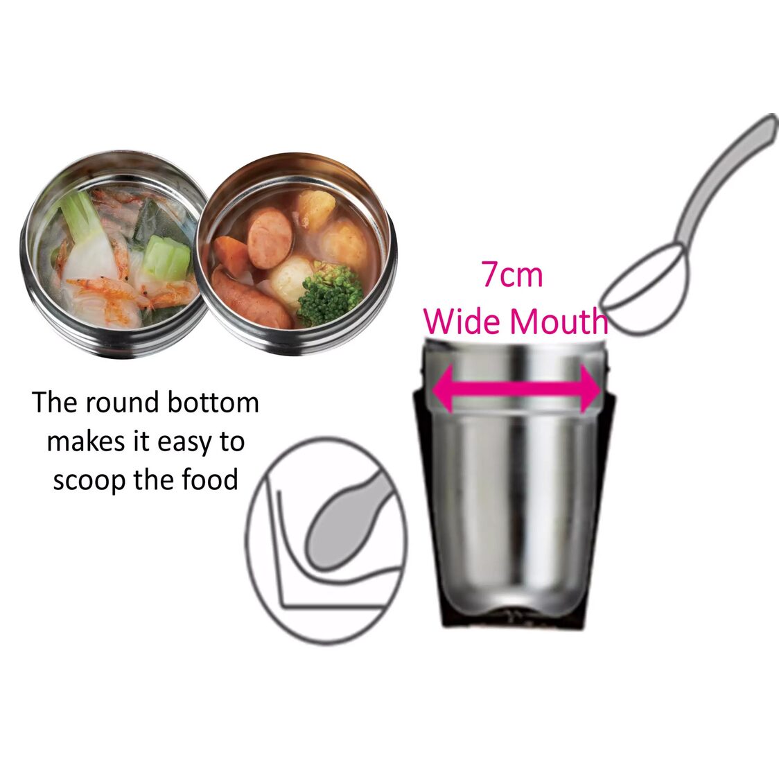 Tiger Double Stainless Steel Thermal Soup Cup 380ml - Yellow (MCL - B038 YS) - Metro Singapore Departmental Store - Celebrating 69 Years in SG