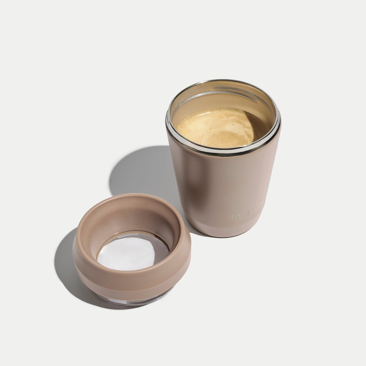 Topl To Go Coffee Cup Almond - Metro Singapore Departmental Store - Celebrating 69 Years in SG