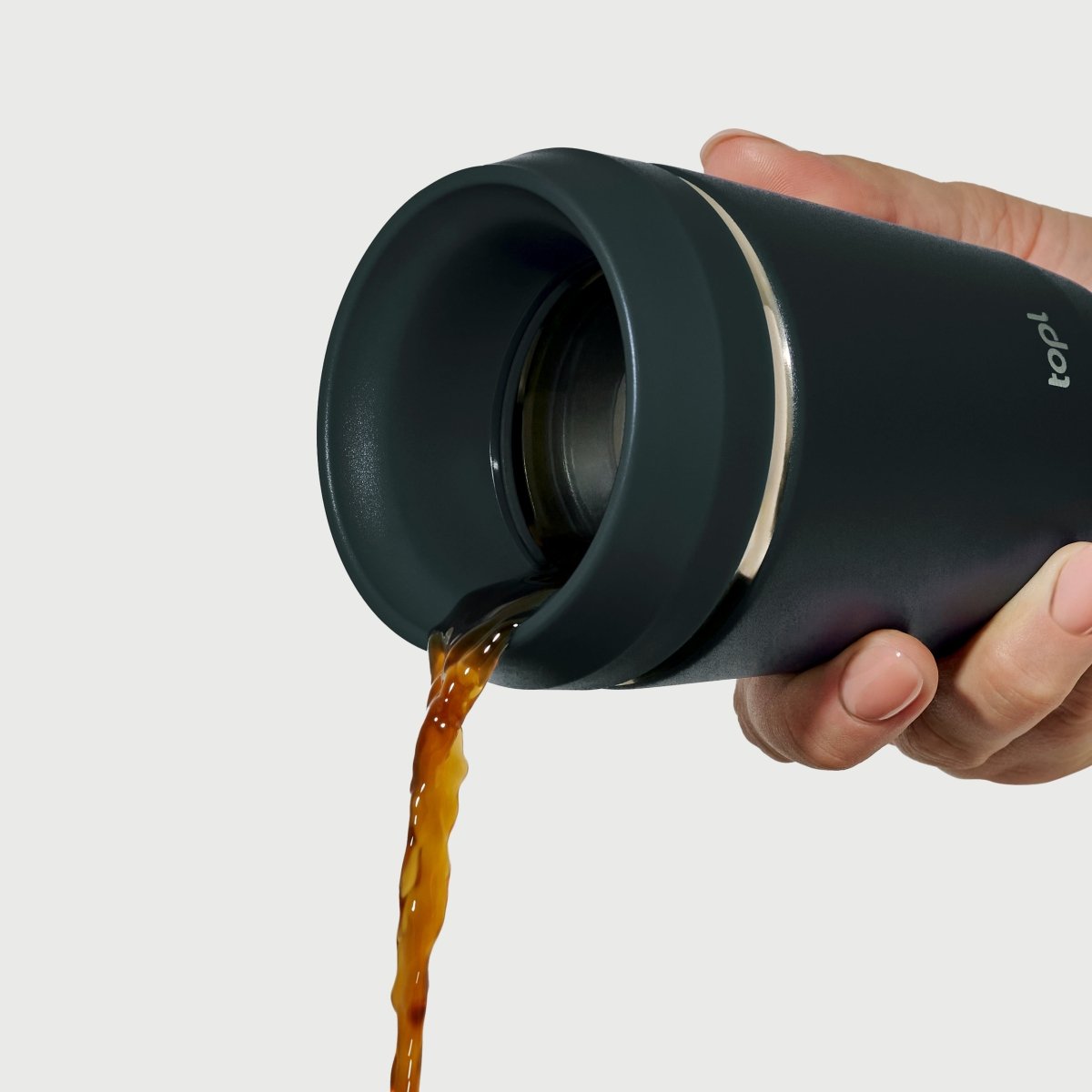 Topl To Go Coffee Cup Charcoal - Metro Singapore Departmental Store - Celebrating 69 Years in SG