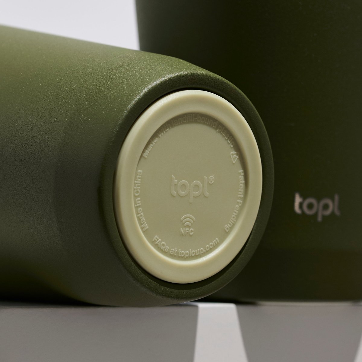Topl To Go Coffee Cup Olive - Metro Singapore Departmental Store - Celebrating 69 Years in SG