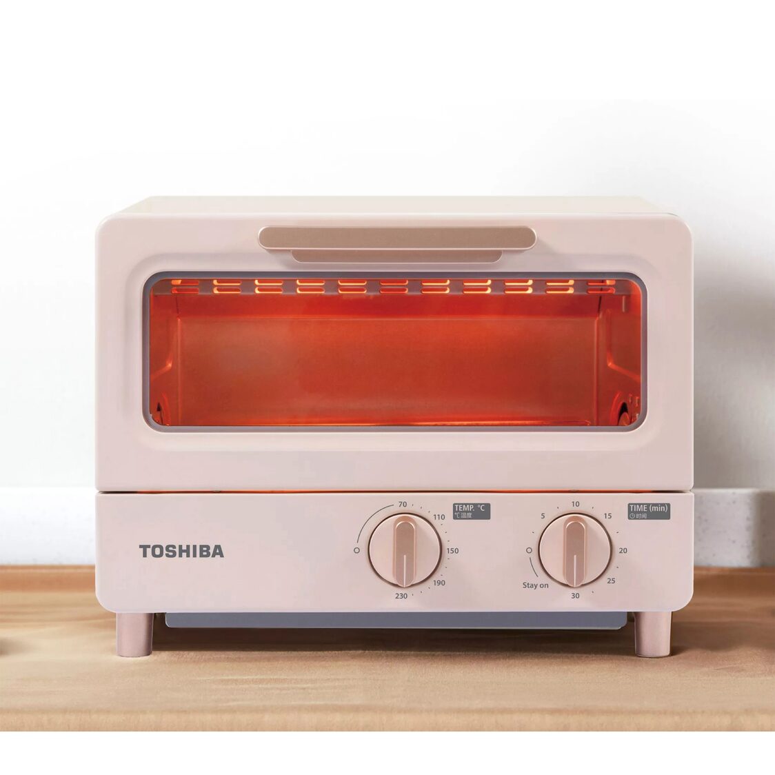 Toshiba 8L 1000W Oven Toaster - Pink (ET - TD7080 PN) - Metro Singapore Departmental Store - Celebrating 69 Years in SG