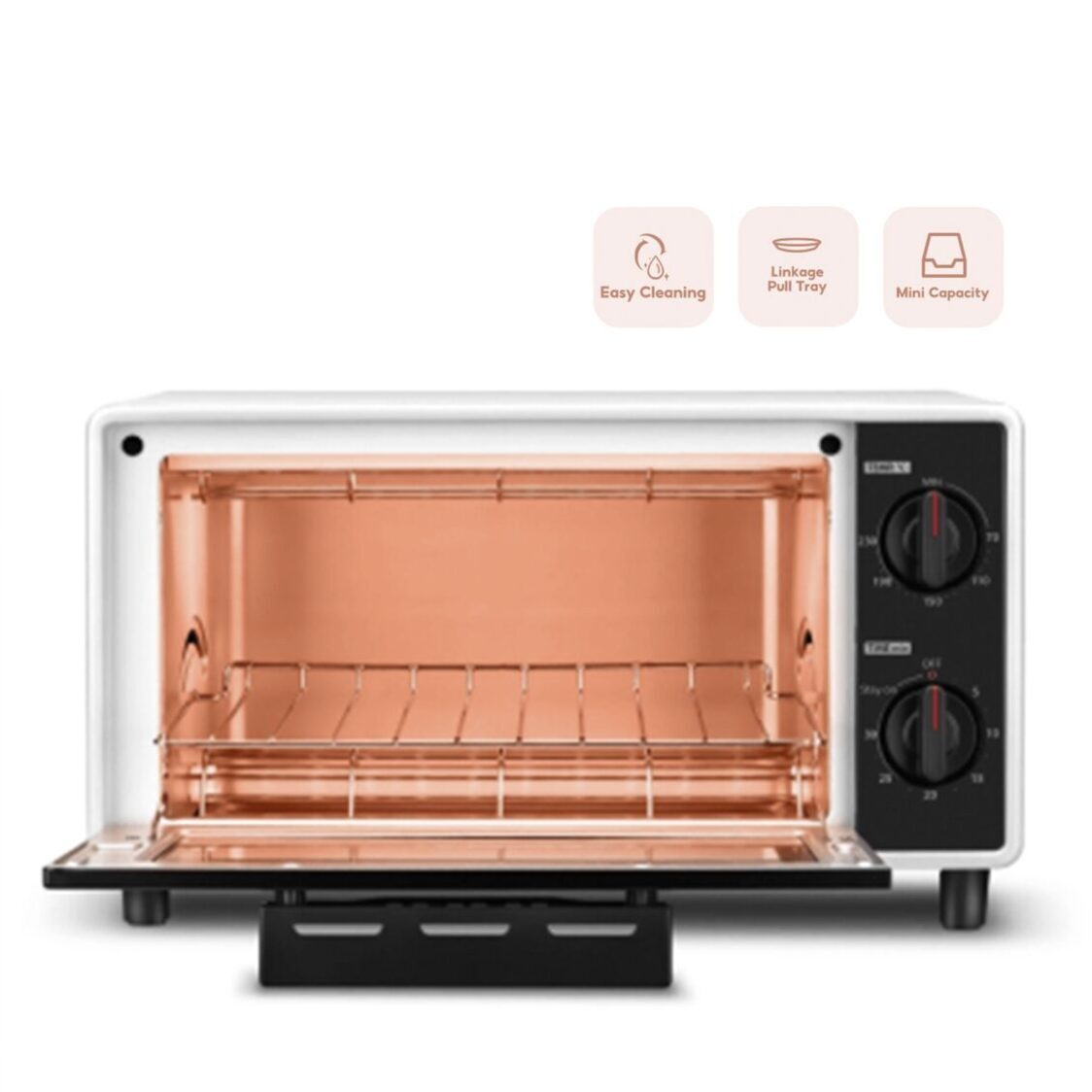 Toshiba Toaster Oven 800W 10L (TM - MM10DZF WH) - Metro Singapore Departmental Store - Celebrating 69 Years in SG