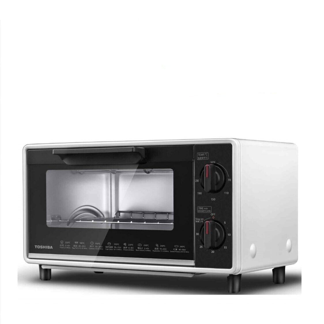 Toshiba Toaster Oven 800W 10L (TM - MM10DZF WH) - Metro Singapore Departmental Store - Celebrating 69 Years in SG
