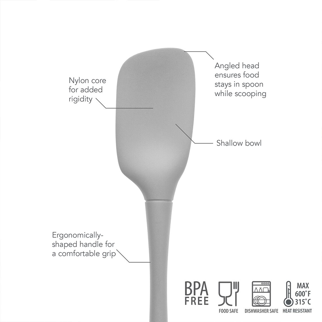 Tovolo Flex - Core All Silicone Spoonula - Metro Singapore Departmental Store - Celebrating 69 Years in SG