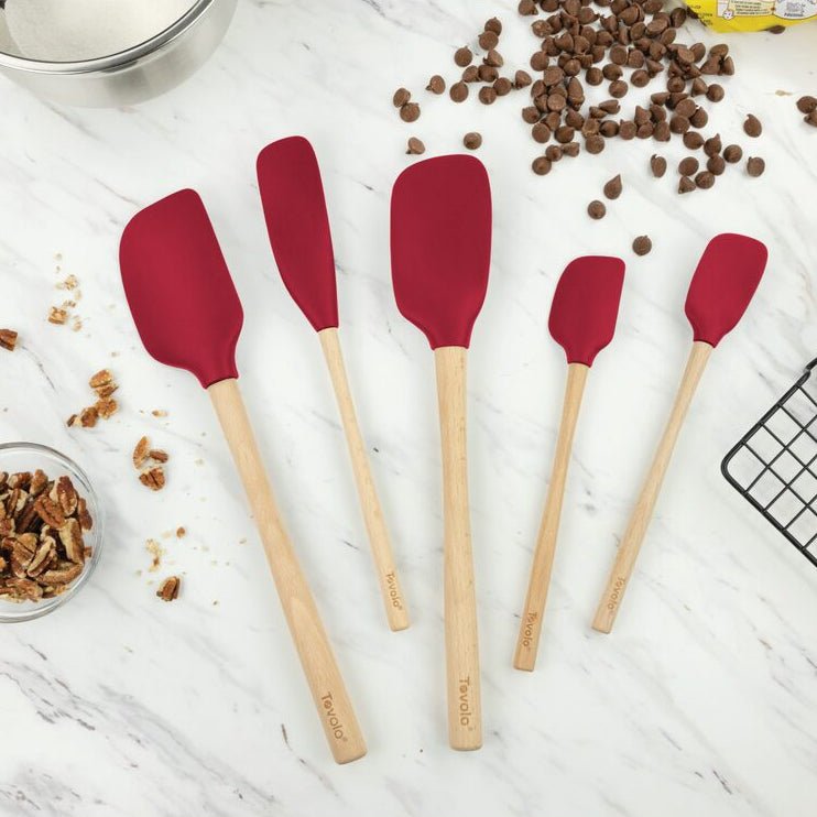 Tovolo Flex - Core Spatula Wood Handled Set S/5 - Metro Singapore Departmental Store - Celebrating 69 Years in SG