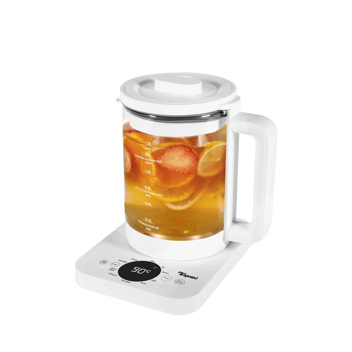 Toyomi 1.7L Clearbrew Borosilicate Glass Kettle (WK1717) - Metro Singapore Departmental Store - Celebrating 69 Years in SG