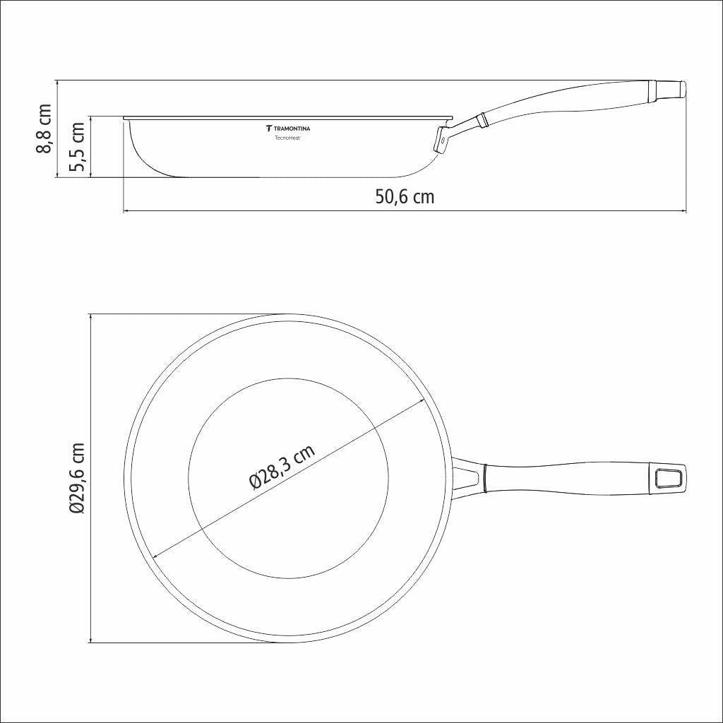 Tramontina 28cm Frying Pan Grano - Metro Singapore Departmental Store - Celebrating 69 Years in SG