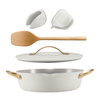 Tramontina 5pcs Multi - Purpose Pan Set 28cm - Metro Singapore Departmental Store - Celebrating 69 Years in SG