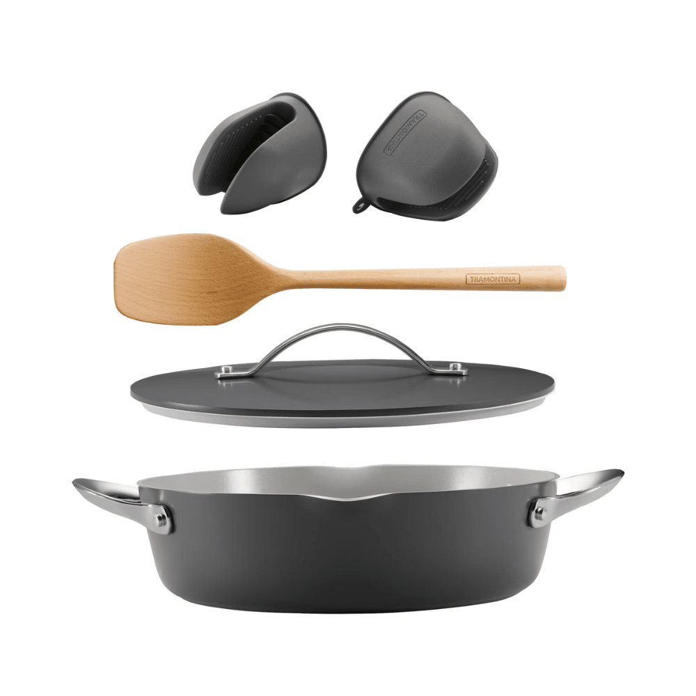 Tramontina 5pcs Multi - Purpose Pan Set 28cm - Metro Singapore Departmental Store - Celebrating 69 Years in SG