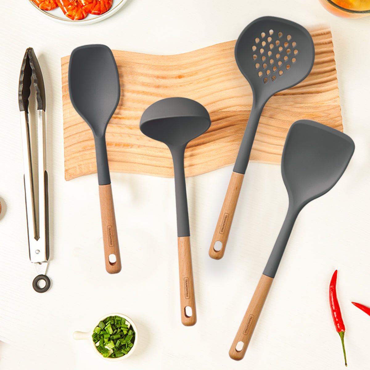Tramontina 6pc Silicone Utensil Set - Metro Singapore Departmental Store - Celebrating 69 Years in SG