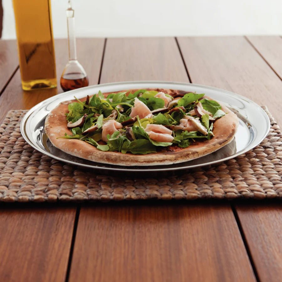 Tramontina Service Round Stainless Steel Tray, 30 Cm - Metro Singapore Departmental Store - Celebrating 69 Years in SG