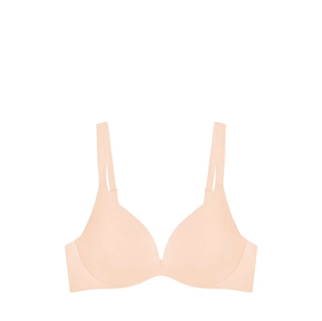 Triumph Body Make Up Illusion Smooth Wired Push Up Deep V Bra - Nude Beige - Metro Singapore Departmental Store - Celebrating 69 Years in SG