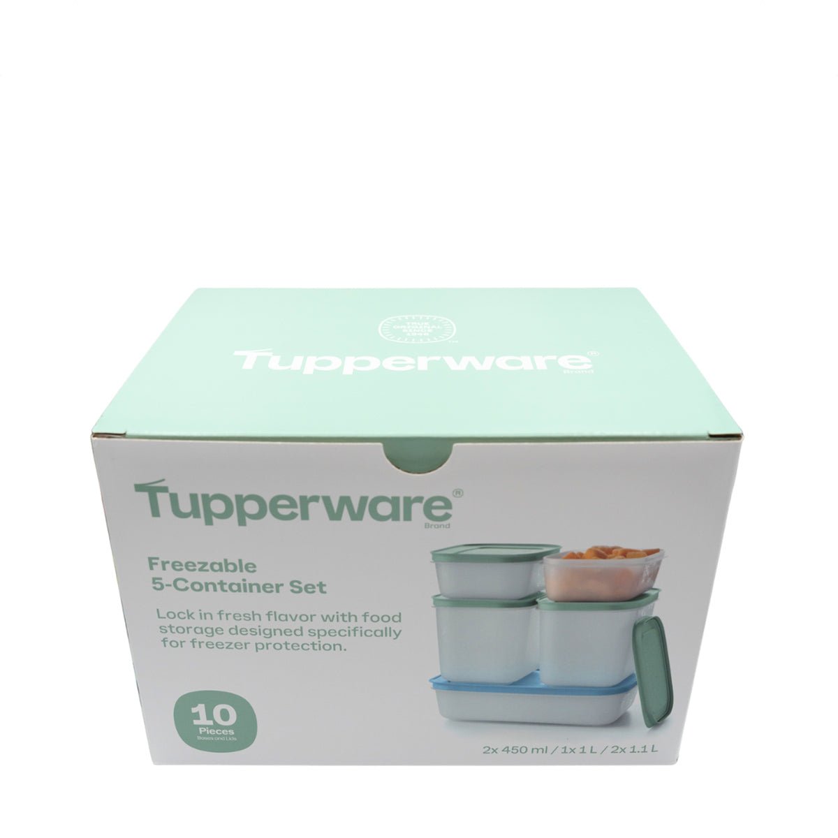 Tupperware Freezable 5pcs Container Set - Metro Singapore Departmental Store - Celebrating 69 Years in SG