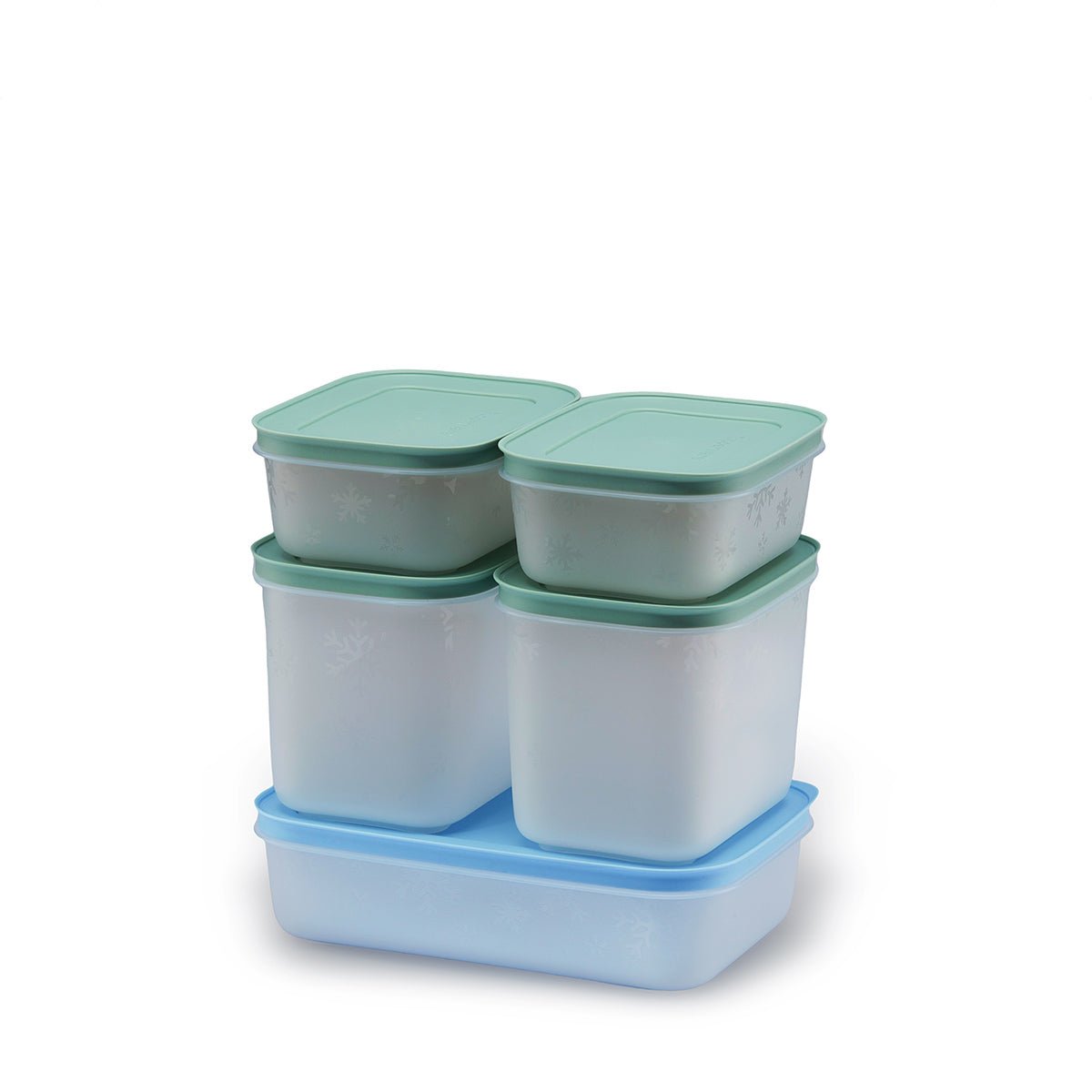 Tupperware Freezable 5pcs Container Set - Metro Singapore Departmental Store - Celebrating 69 Years in SG