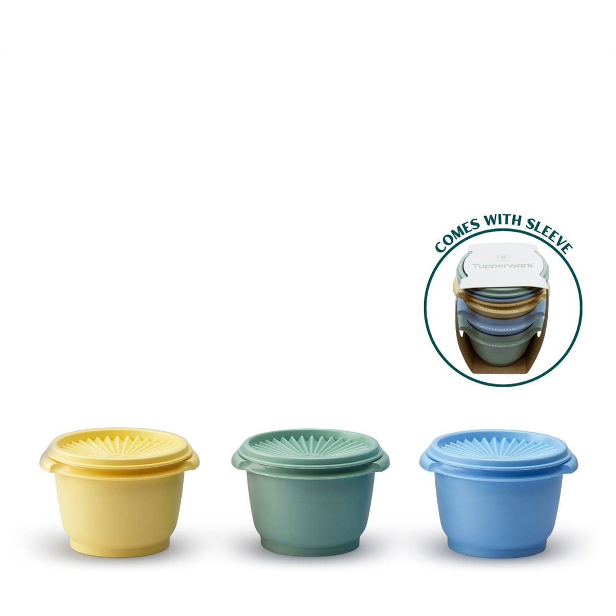 Tupperware Heritage 3pcs Bowl Set Small - Metro Singapore Departmental Store - Celebrating 69 Years in SG