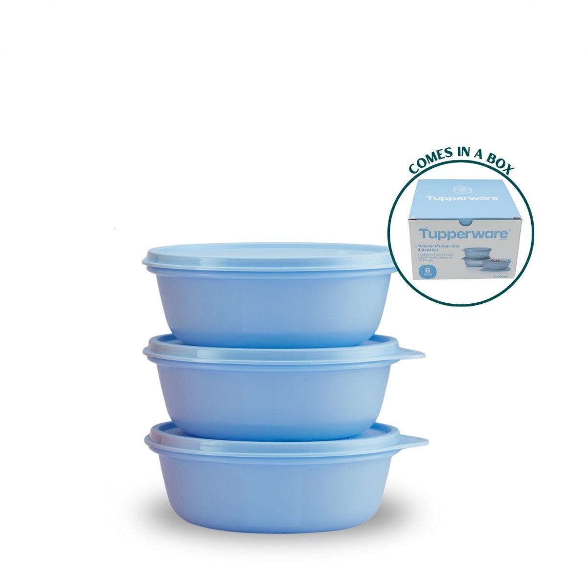 Tupperware Modular 3pcs Bowl Set - Medium - Metro Singapore Departmental Store - Celebrating 69 Years in SG