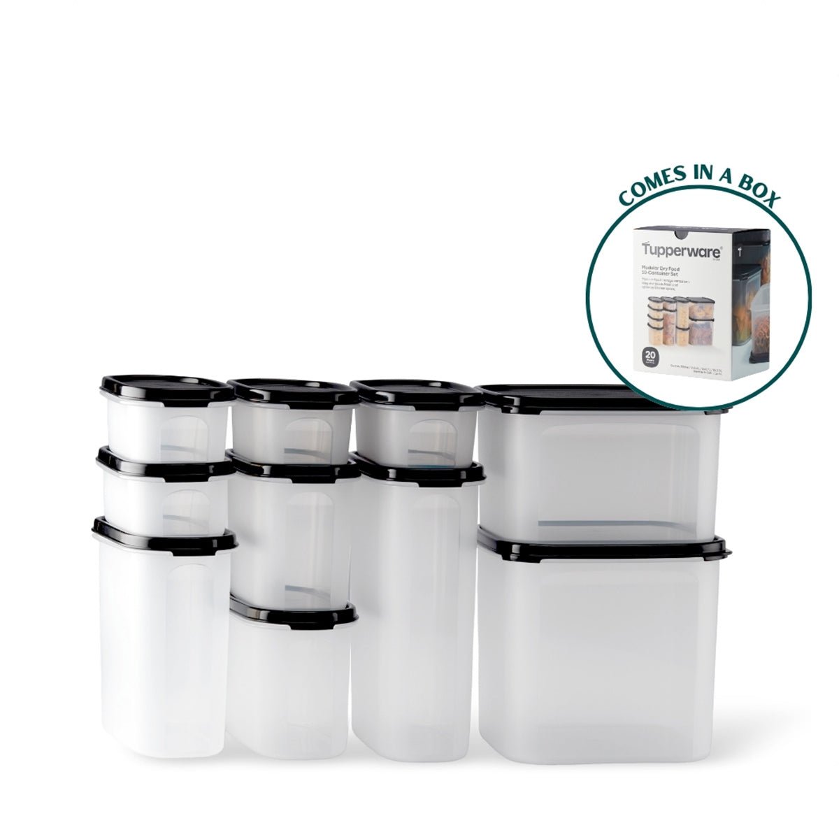 Tupperware Modular Dry Food 10pcs Container Set - Metro Singapore Departmental Store - Celebrating 69 Years in SG