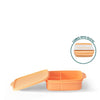 Tupperware Square Divided Lunch Box 550ml - Metro Singapore Departmental Store - Celebrating 69 Years in SG
