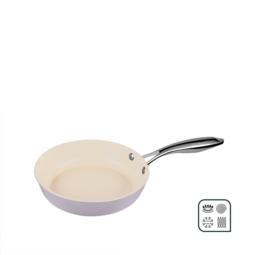 Endo Wagashi 20cm I.H. Frying Pan - Purple (E-WGS-20FP-PURPLE)