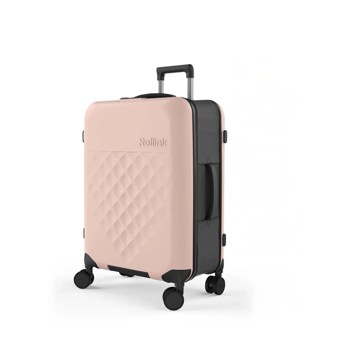 Rollink VEGA 360 Flex 4Wheel Spinner Luggage - Rose Smoke
