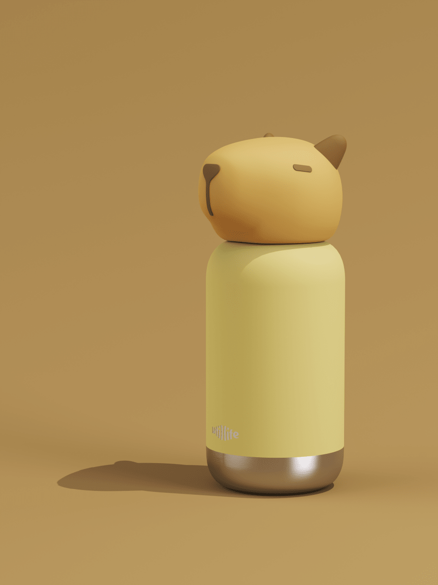 Utillife 450ml Water Bottle Capybara - Metro Singapore Departmental Store - Celebrating 69 Years in SG