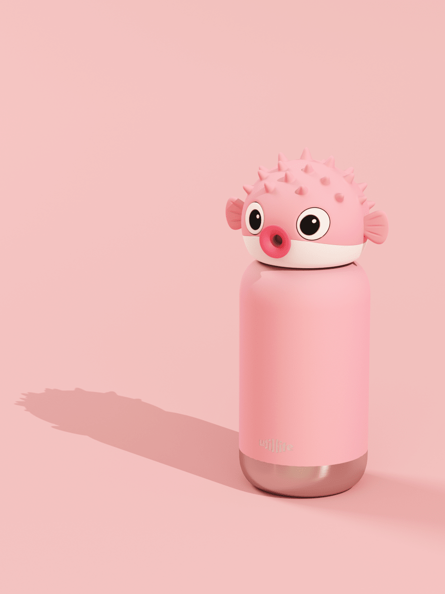 Utillife 450ml Water Bottle Pufferfish - Metro Singapore Departmental Store - Celebrating 69 Years in SG