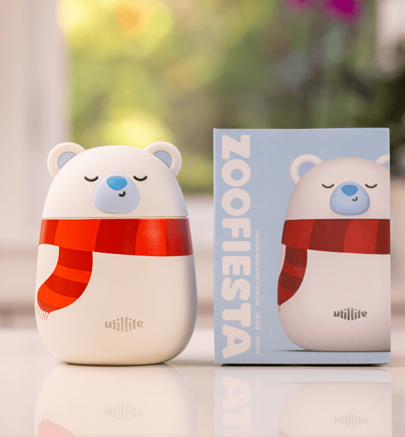 Utillife 600ml Food Jar Polar Bear - Metro Singapore Departmental Store - Celebrating 69 Years in SG