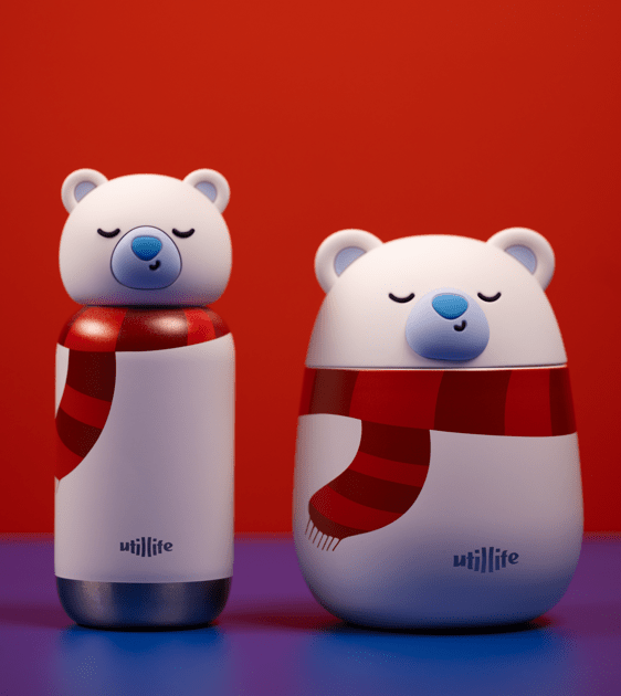 Utillife 600ml Food Jar Polar Bear - Metro Singapore Departmental Store - Celebrating 69 Years in SG