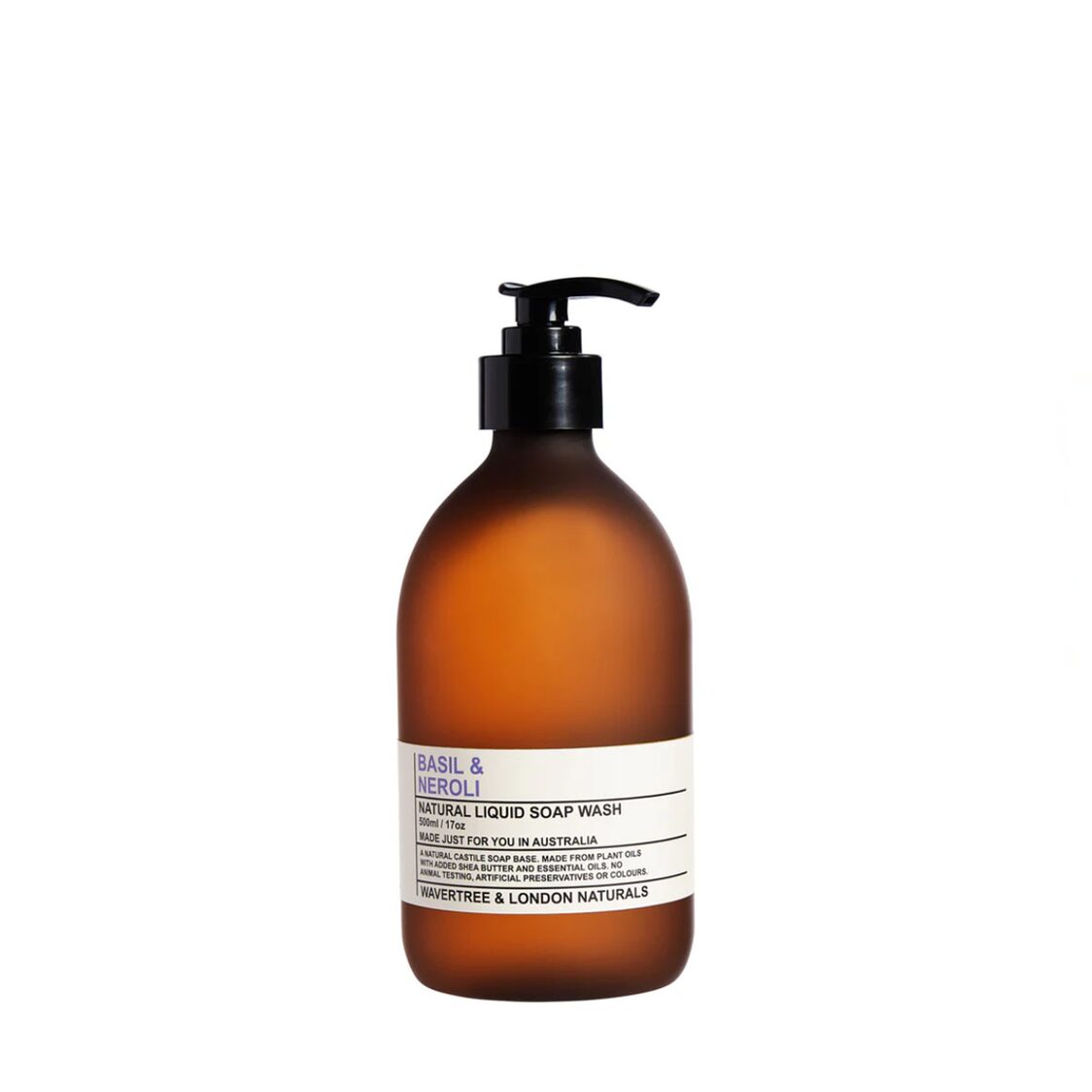 Wavertree & London Basil & Neroli Liquid Soap 500ml - Metro Singapore Departmental Store - Celebrating 69 Years in SG
