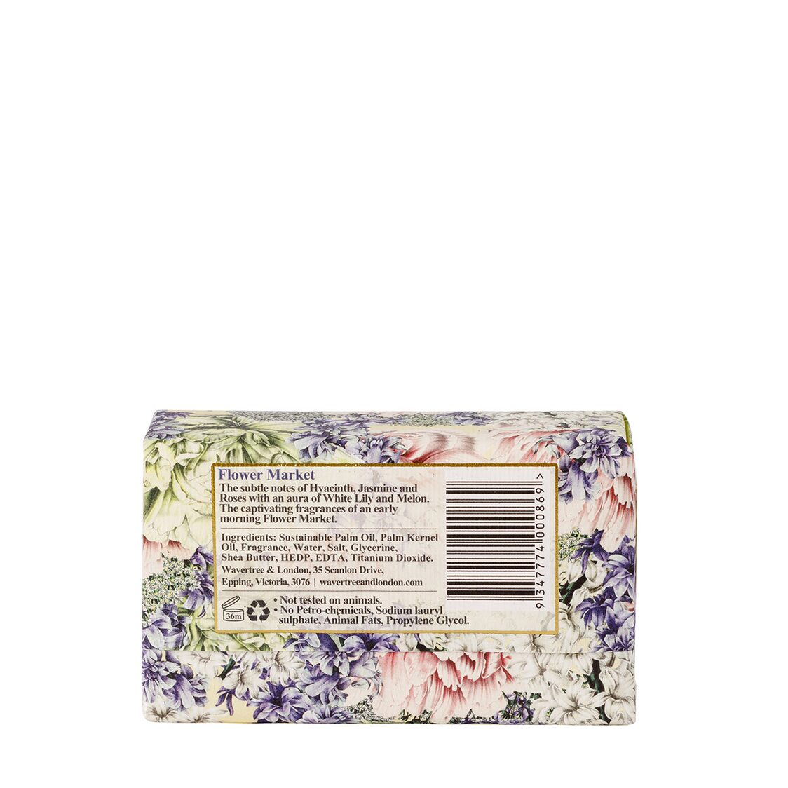 Wavertree & London Flower Market Soap Bar 200g - Metro Singapore Departmental Store - Celebrating 69 Years in SG
