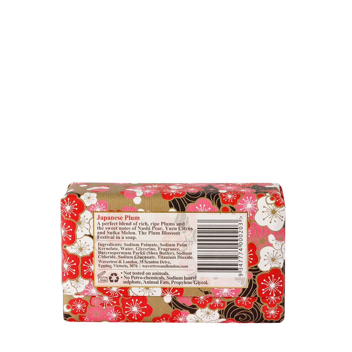 Wavertree & London Japanese Plum Soap Bar 200g - Metro Singapore Departmental Store - Celebrating 69 Years in SG