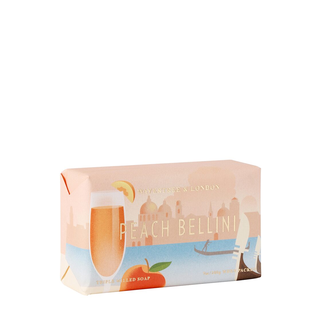 Wavertree & London Peach Bellini Soap Bar 200g - Metro Singapore Departmental Store - Celebrating 69 Years in SG