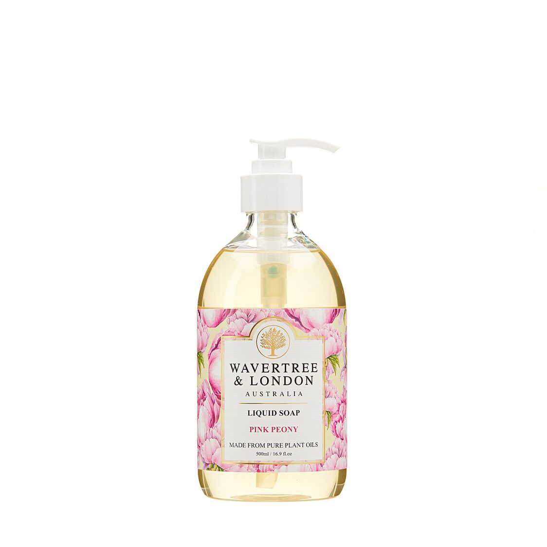 Wavertree & London Pink Peony Liquid Soap 500ml - Metro Singapore Departmental Store - Celebrating 69 Years in SG