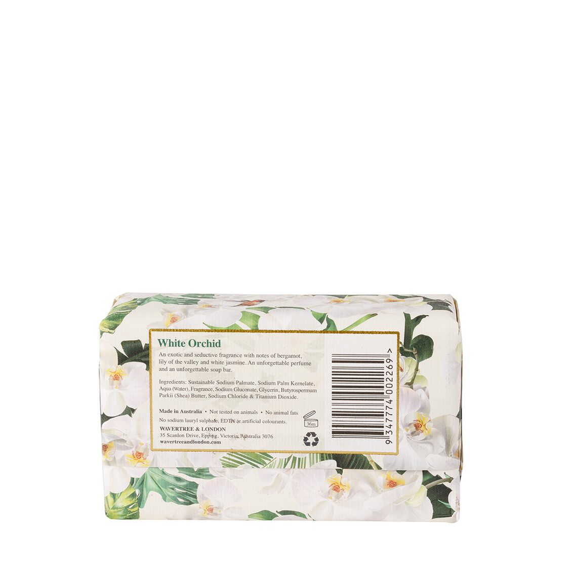 Wavertree & London White Orchid Soap Bar 200g - Metro Singapore Departmental Store - Celebrating 69 Years in SG