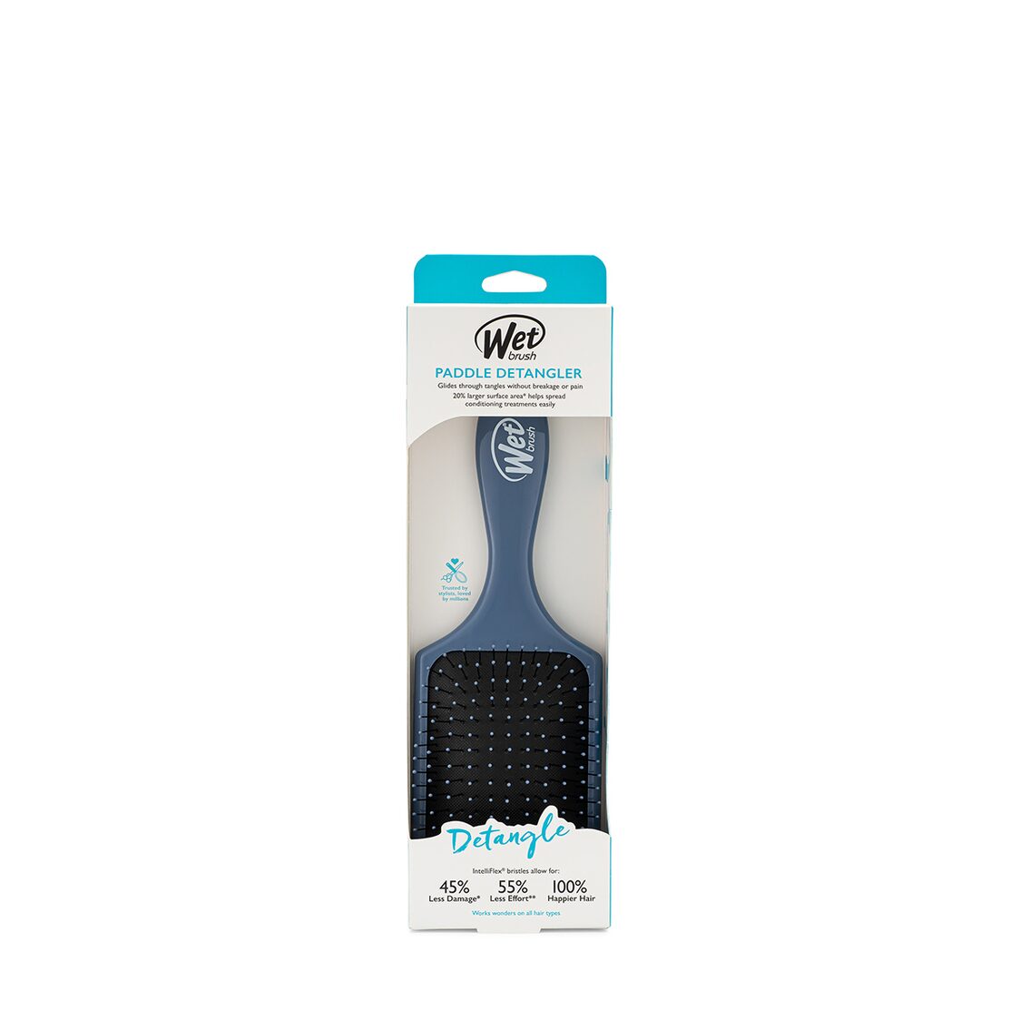 Wet Brush Original Paddle Detangler Elemental Blue - Metro Singapore Departmental Store - Celebrating 69 Years in SG